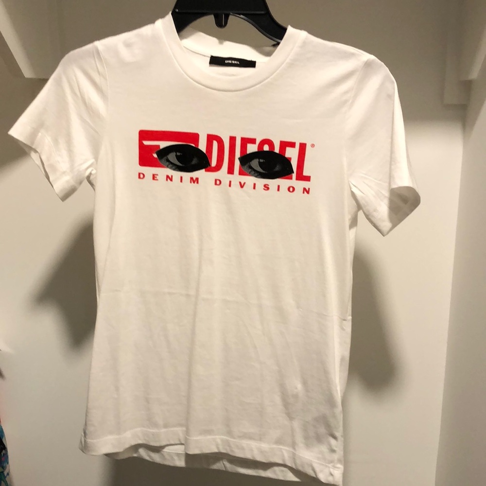 Diesel white t-shirt XS, new with tags
